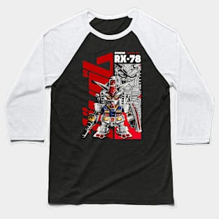 Rx78 Gundam Baseball T-Shirt